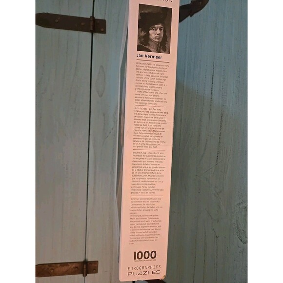 Girl with a Pearl Earring by Vermeer 1000 Piece Jigsaw Puzzle Eurographics Art - Picture 5 of 9